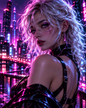 AI character portrait